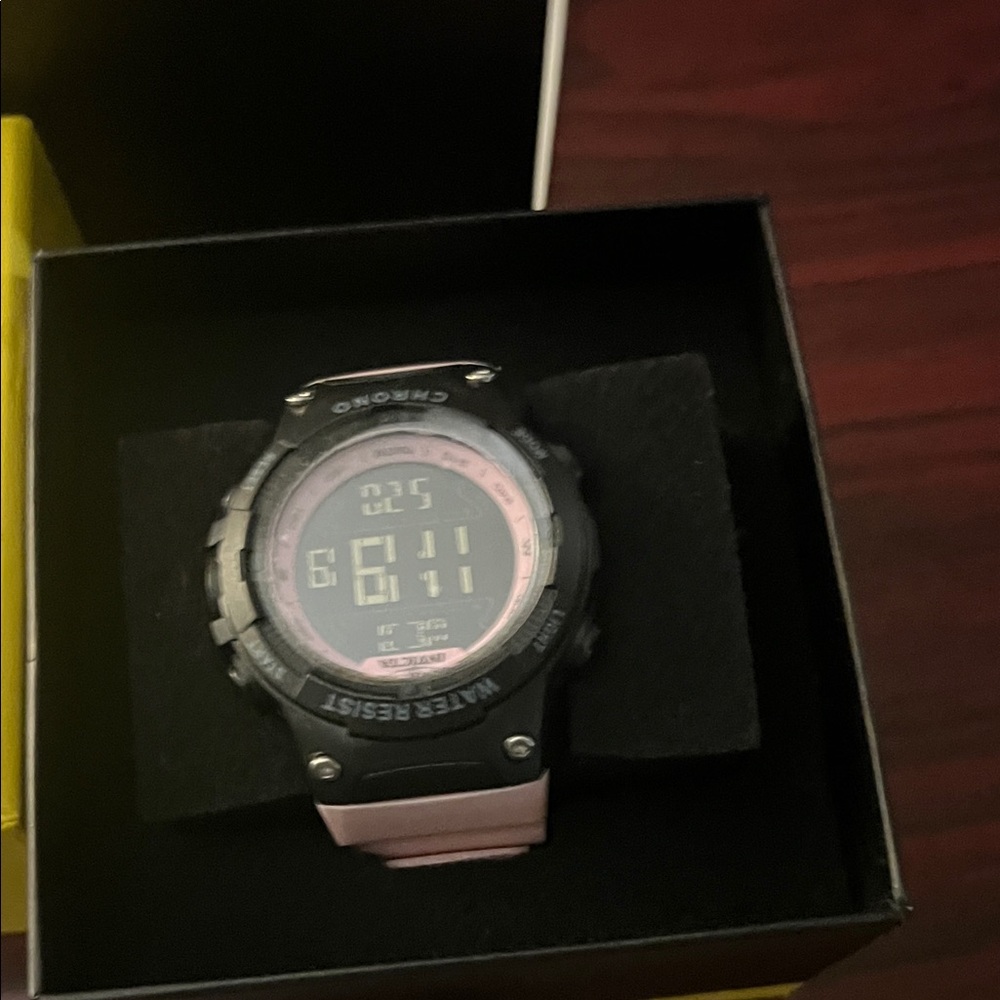 Invicta Black and Pink Digital Chronograph Watch - Picture 3 of 8